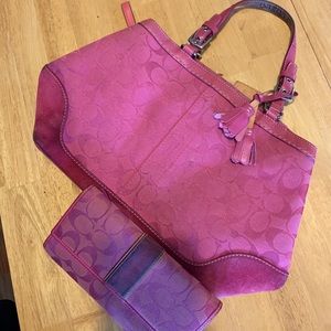 Authentic coach purse